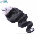 Unprocessed Grade 8A Human Remy Virgin Hair Lace Closure Top Silk Lace